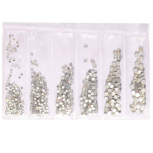 Mix size flatback Glass Crystal Rhinestones