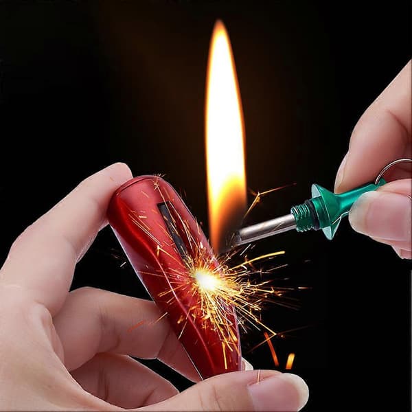 bærbar chilipepper lighter overlevelsesutstyr Slitesterk metallkonstruksjon Samlerobjekt A