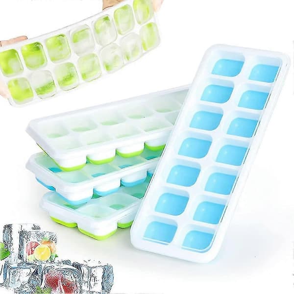 Isbitsform med lock, isbitsform, 4-pack isbitsform, frysa barnmat A
