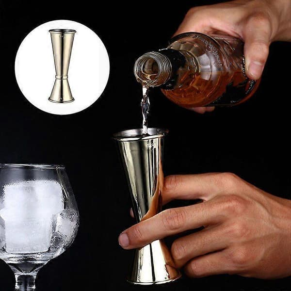 30/60 ml dobbel cocktailbar jigger japansk rustfritt stål målebeger jigger
