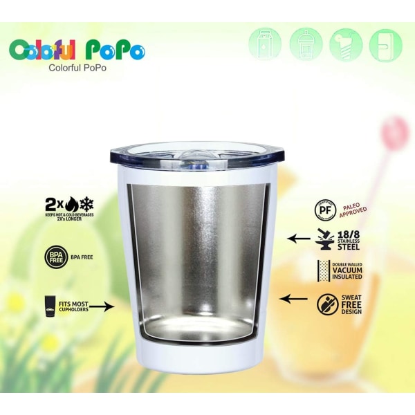 Kids Stainless Steel Cup Lovely Small Tumbler kannella ja