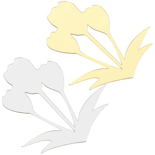 Tulpanblommor Väggdekaler för Rumsinredning Elegant Design 6-delars Set A