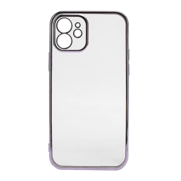 SULADA Lilla Elektroplettering TPU Cover til iPhone 12 - 99% Klarhed & Fuld Beskyttelse A