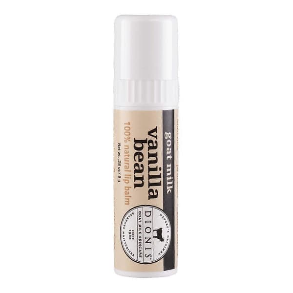 Dionis Vanilla Bean Geitemelk Leppepomade, Vaniljebønne, 0,28 Oz A