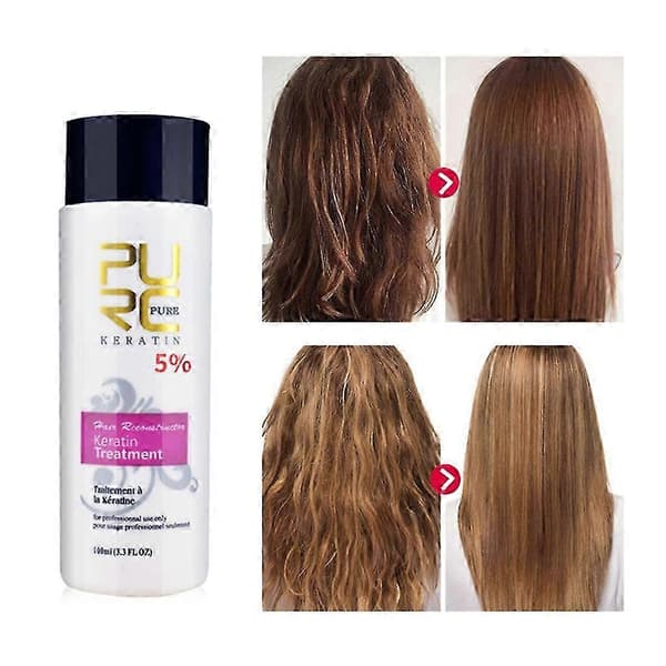 PURC brasilianske keratin hårbehandlinger 8% keratin glatning rensende 25-26 A