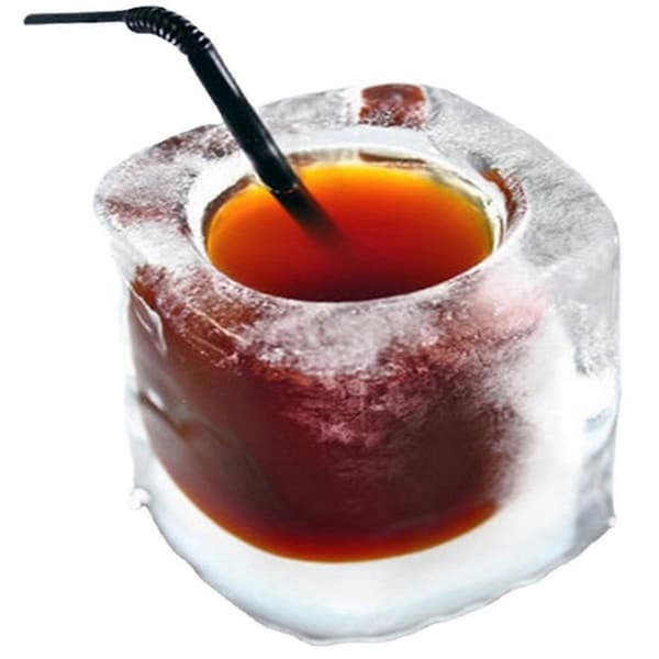 4 koppformede silikonisbitformer Isform Isbitbrett Sommer Bar Fest Øl Is Cocktail Kaldt A