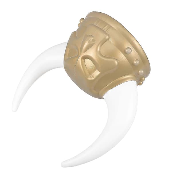Halloween kostume tilbehør Voksen Viking Horned Plastic Hat A
