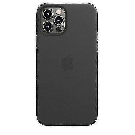 Läderfodral för iPhone 12/12 Pro Läderfodral med Magsafe (Svart)