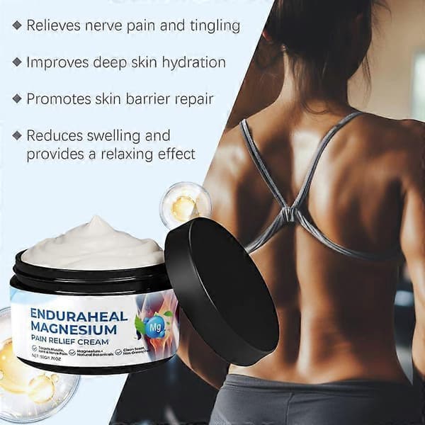 AVANCERAD MAGNESIUM Absorptionskräm, lindrar effektivt ledvärk, inflammation (4st)