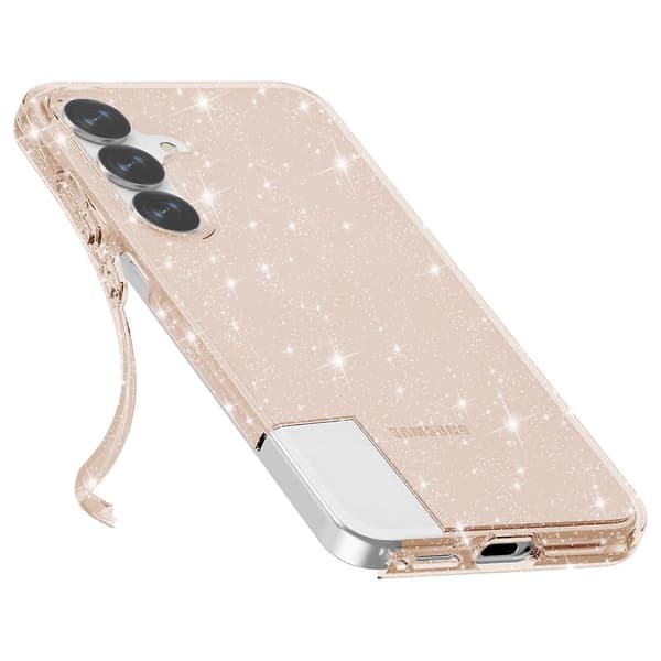 Till Samsung Galaxy S25 Fodral Anti-Rep PC+TPU Glittrigt Telefonfodral