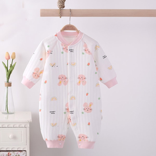 100% bomull babyövergångssvaddling - babysövdress - lång sl