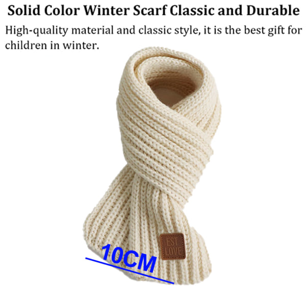 Toddlers Kids Scarf Boys Girls Winter Knitted Warm Scarves Neck