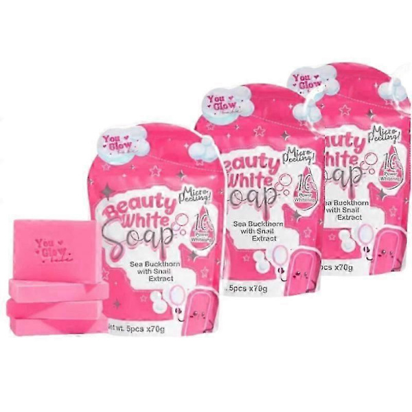 Beauty White Soap av You Glow Babe (3-pack)