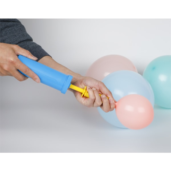 Håndpumpe, dobbeltvirkende luftpumper til balloner, træningsbolde, yogabolde, svømmebassiner