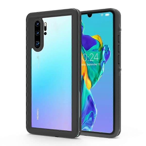 REDPEPPER IP68 Vanntett Deksel til Huawei P30 Pro, Fingeravtrykkslås, Klar Bakside