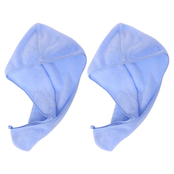 Hårhåndklæde Super Absorberende (2 Pack) Hårindpakningsbruser og