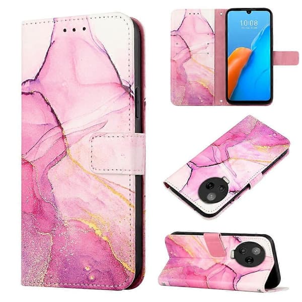 För Infinix Note 12 Pro 4G PT003 Marmormönster Flip Läder Telefonfodral