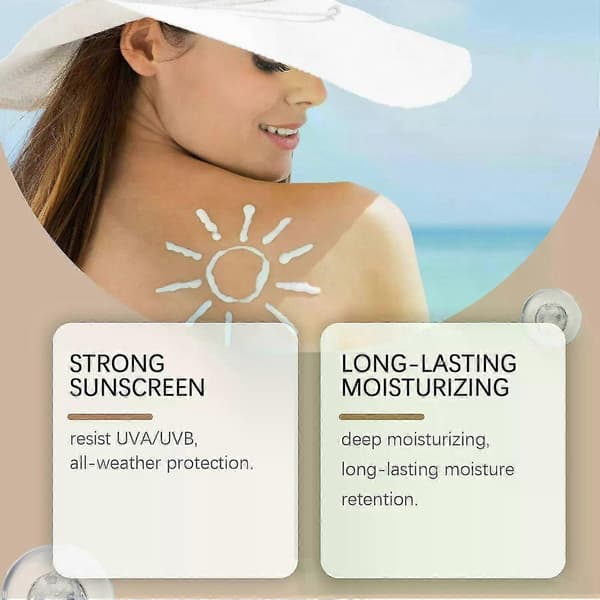 Talg Solcreme, Oksetalg til Huden, Græsfodret Oksetalg Solcreme SPF 50, Ikke-fedtet Vandafvisende A