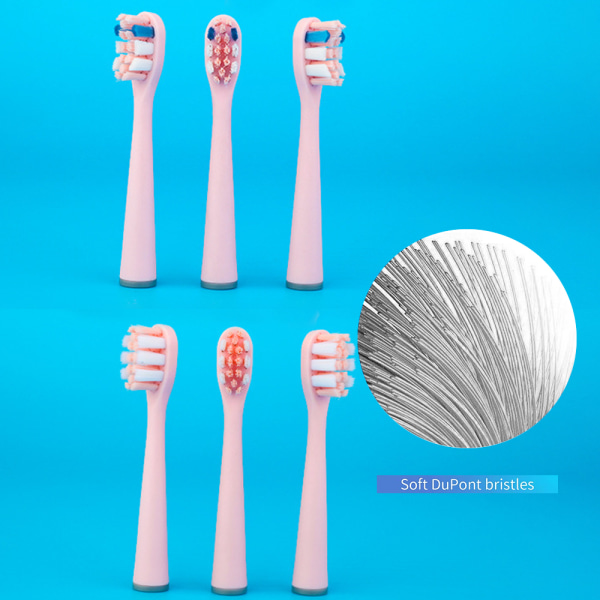 Udskiftning af tandbørstehoveder Elektrisk tandbørste 6 stk