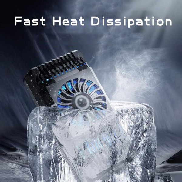 Cell Phone Cooler Semiconductor Heatsink Phone Radiator til Android-telefoner Silver