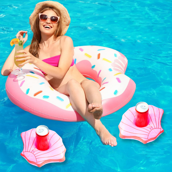 12 stk. Oppustelige Coasters Drink Floats Coasters Fun Pool