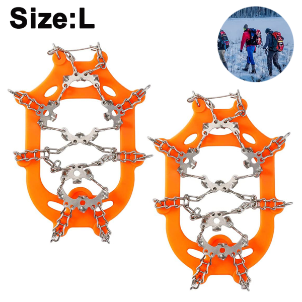 Outdoor anti-skid mountaineering crampons 19 teeth Ice and snow