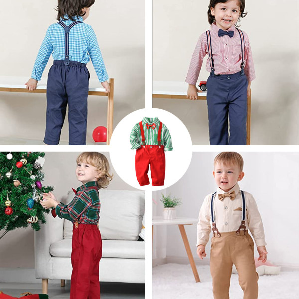 Baby drengetøj Småbørnsoutfits Drenge stribet butterfly S