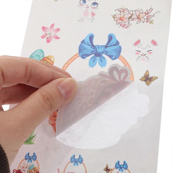Påskfönsterdekaler Vårdesign Pappersmaterial Festlig Atmosfärskapande 19x11.5cm 20 Ark A