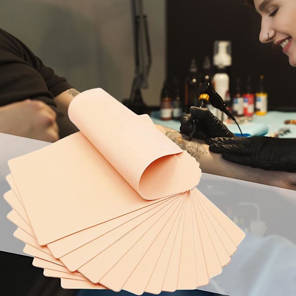 Rektangulär tatueringsövningshud DIY ögonbrynstatuering provhud tatueringsmaterial A