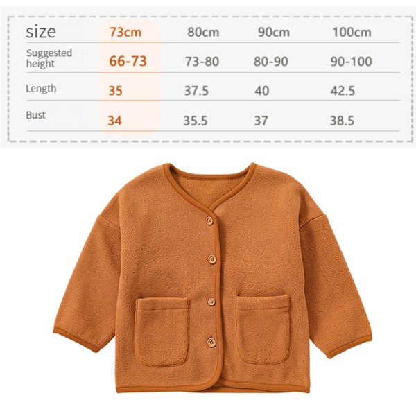 warm in winter baby's double-sided fleece coat, baby's clothes,