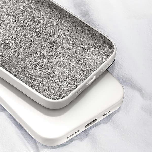 TPU-deksel til Xiaomi Redmi Note 11 4G (Qualcomm)/Note 11S 4G, mikrofiberfôr, gummiert rett kant
