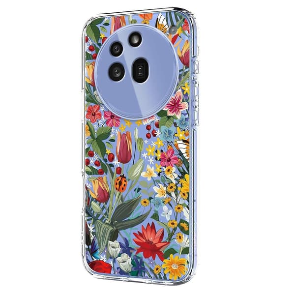 Blomstermønster malt TPU-telefondeksel til Nothing Phone 3a Pro