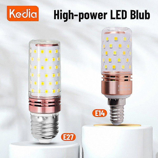 Kedia E27 E14 LED maispære stearinlyspære 220V Lampada lampe lysekrone stearinlys LED-lys