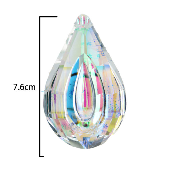 Crystal Lighting Prism Crystal Pendel Fönster Trädgårdshängande