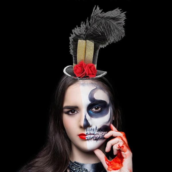 Halloween-hiusasusteet, hattu ja panta, 1 kpl A