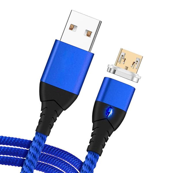 3A snabb magnetisk Android-laddare datasynkroniseringsladd telefonkabel snabbladdning ny A