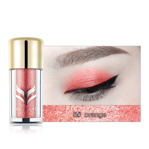 HUAMIANLI Metalliskt Ögonskugga Diamant Läpp Ögon Lös Makeup Pigment Pulver Kosmetika YY002-5#