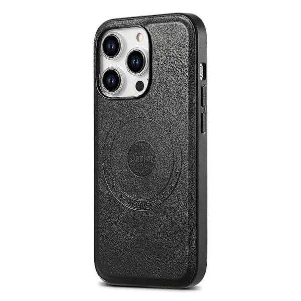 Etui til iPhone 13 Pro Max Sort Magnetisk Læder No13635 A