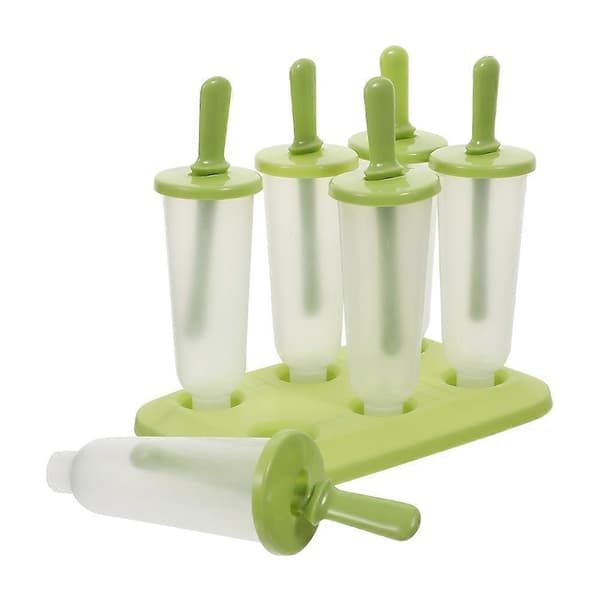 Baby Popsicle Formar för hemmabruk Plast Lätt Viktig DIY Kul Mångsidig Design 6st A