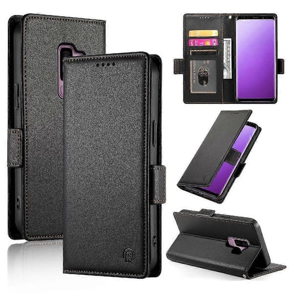 Flip-etui til Samsung Galaxy S9 Plus Flip-kortpladser Pung Daglig brug Forretningssort