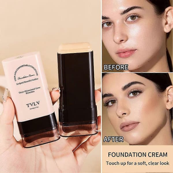 Eraser Foundation Make-Up Stick Langvarig Feilfri Sminke Reise Nødvendig Sminke A