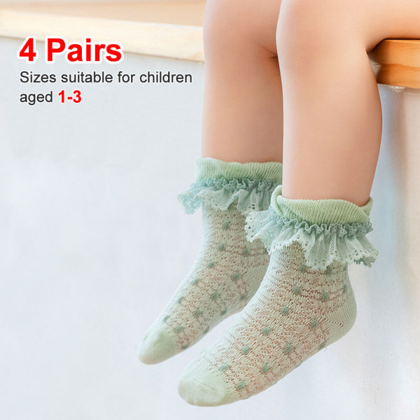 Baby children's socks toddler peplum edge socks toddler knitted