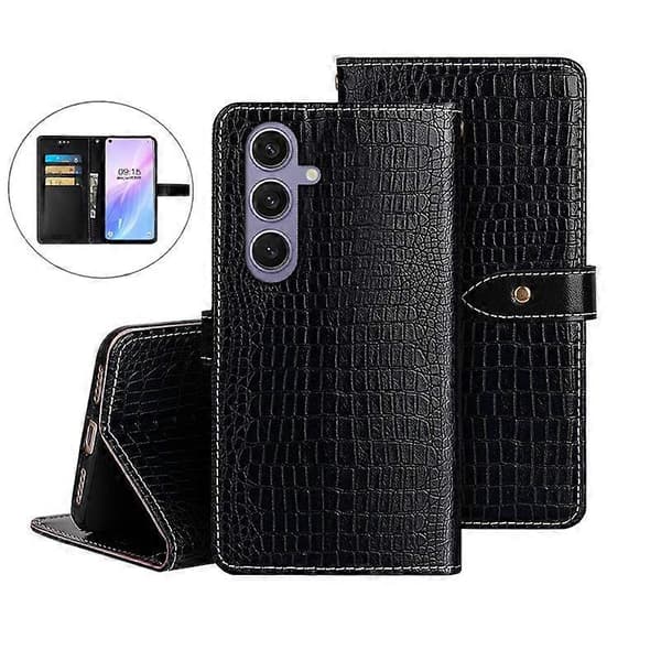 idewei Krokodille Tekstur Læder Telefoncover til Samsung Galaxy S25 5G