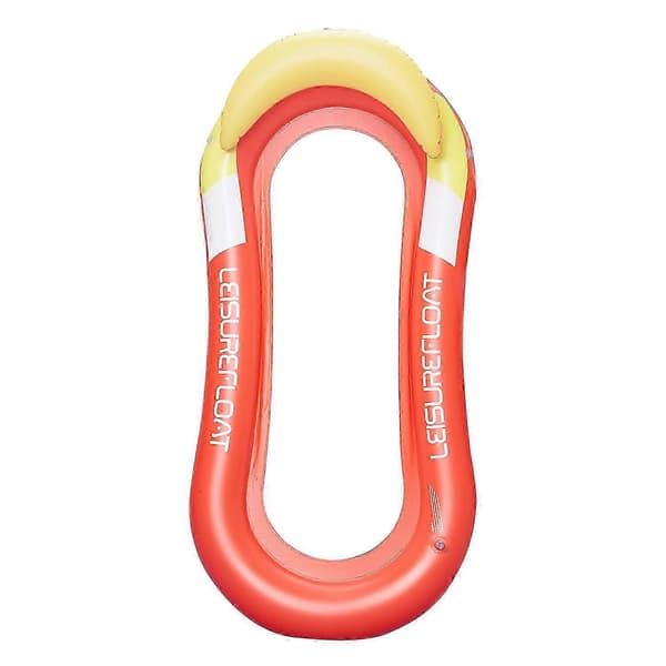 Oppustelig flydende vandlounger 160x90cm Blå/Rød PVC Nylon A