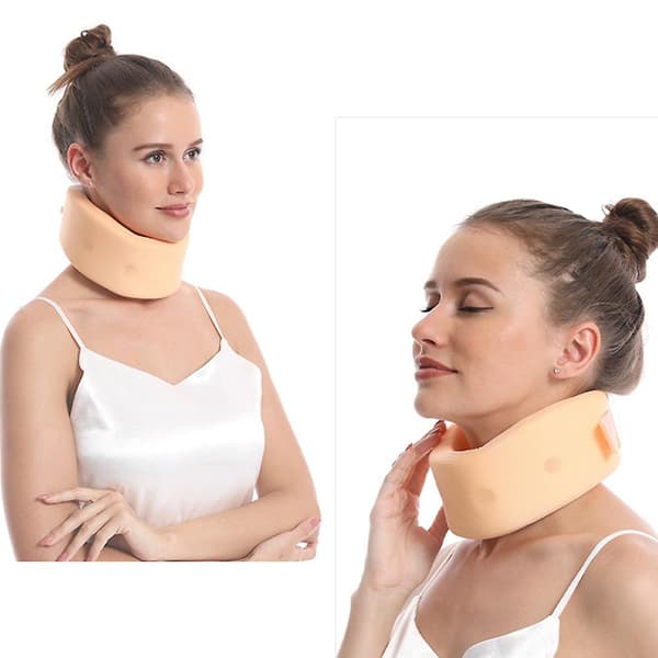 Andningsbart nackstöd för kvinnor män Ergonomisk design Nackstöd för hem-/resebruk A