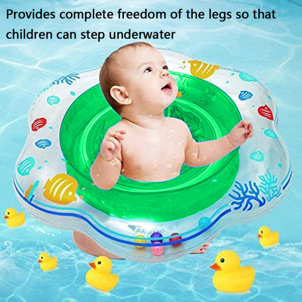 Svømmebabyflott for basseng, babybåt med aktivitetssentre