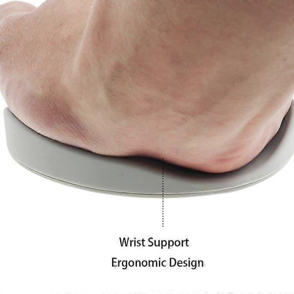 Ergonomisk musematte, musematte silikongel sklisikker strømlinjeformet arbeid med PC-spillertastatur