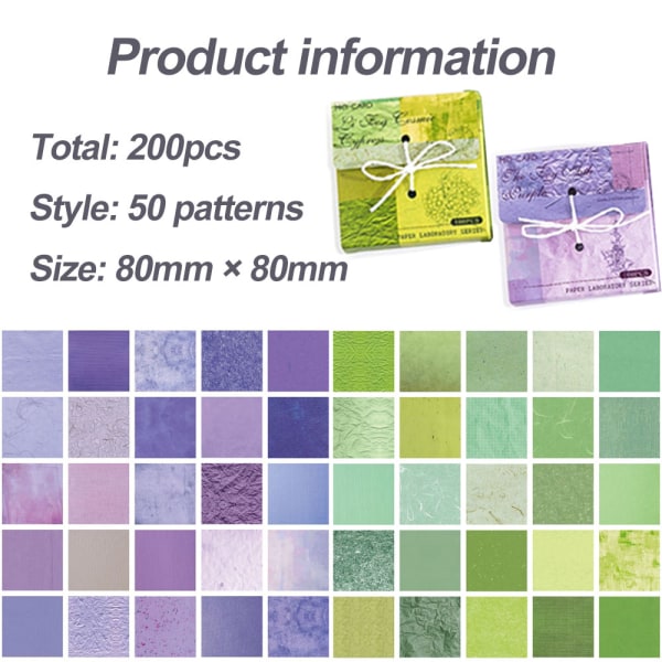 Färgpapperskub, Mini Memo Papers Pads Anteckningspapperspåminnelser