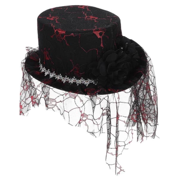 Halloween Partyhatt Hög Hatt för Att Bära Halloween Kostymtillbehör A