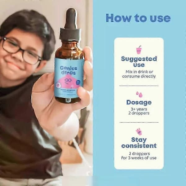Zeolittdråper for barn Detox Bærsmak 30ml Tilskudd for sondemating A